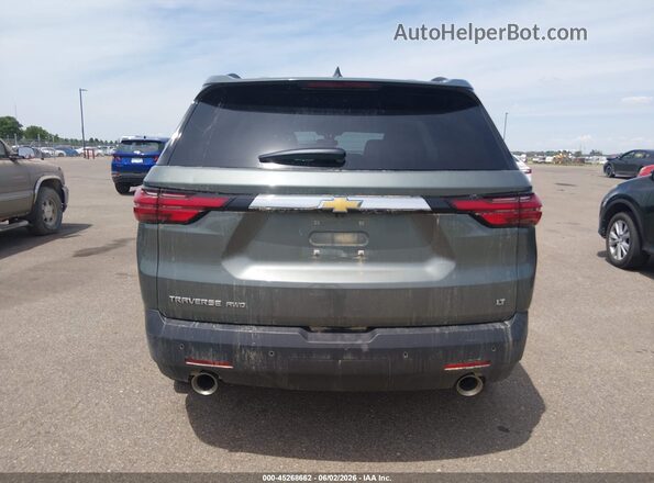 1GNEVGKW4NJ168136 2022 CHEVROLET TRAVERSE Green 