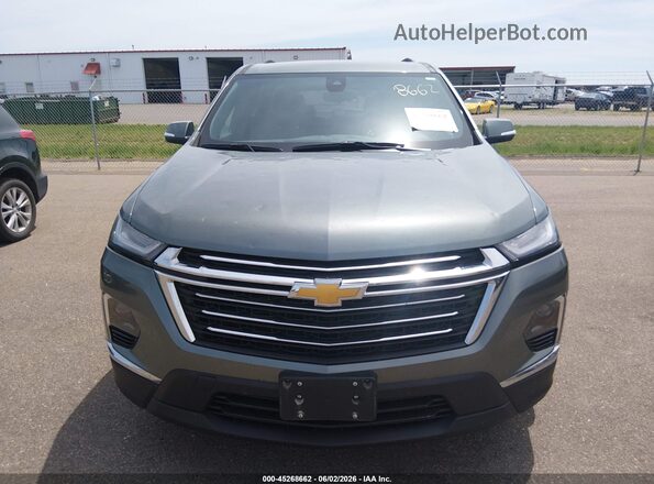 1GNEVGKW4NJ168136 2022 CHEVROLET TRAVERSE Green ხელსაწყოთა პანელის ხედი