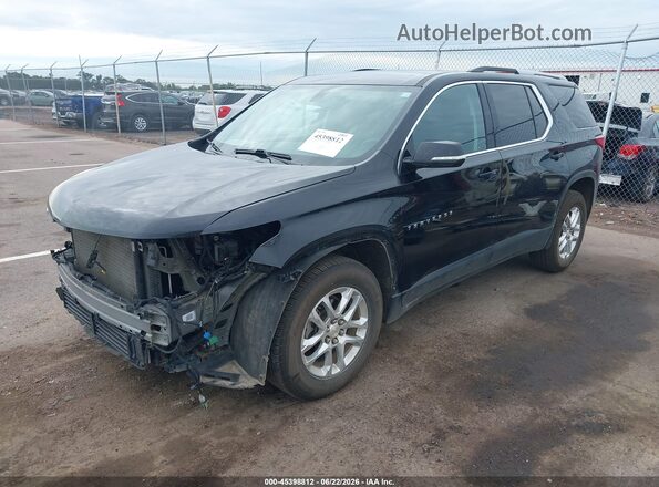 1GNEVGKW5JJ268014 2018 CHEVROLET TRAVERSE Black Vista tres cuartos delantera izquierda