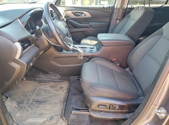 1GNEVGKW5LJ183872 2020 CHEVROLET TRAVERSE Gray Вид салону спереду