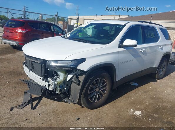1GNEVGKW5NJ102727 2022 CHEVROLET TRAVERSE White Vista tres cuartos delantera izquierda