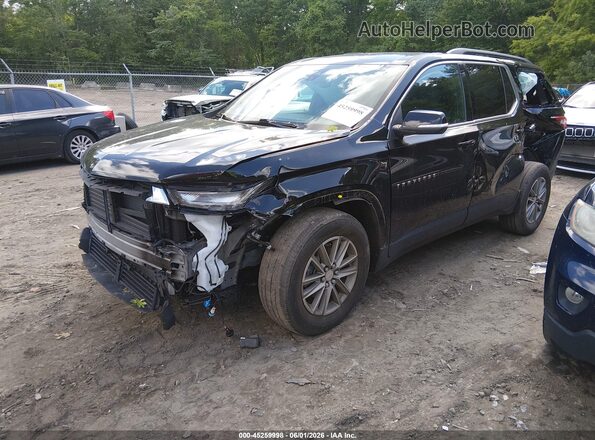 1GNEVGKW5NJ192722 2022 CHEVROLET TRAVERSE Черный Передняя левая четверть