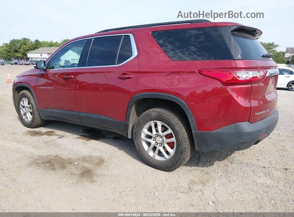 1GNEVGKW6KJ183586 2019 CHEVROLET TRAVERSE Red უკანა მარცხენა