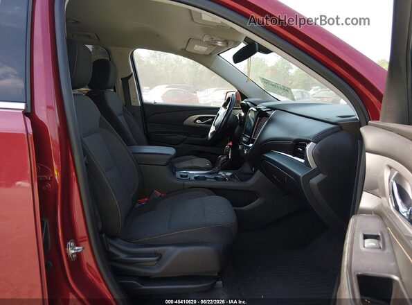 1GNEVGKW6KJ183586 2019 CHEVROLET TRAVERSE Red წინა სალონის ხედი