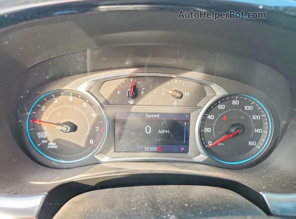 1GNEVGKW6MJ105232 2021 CHEVROLET TRAVERSE Silver Вид щитка приладів