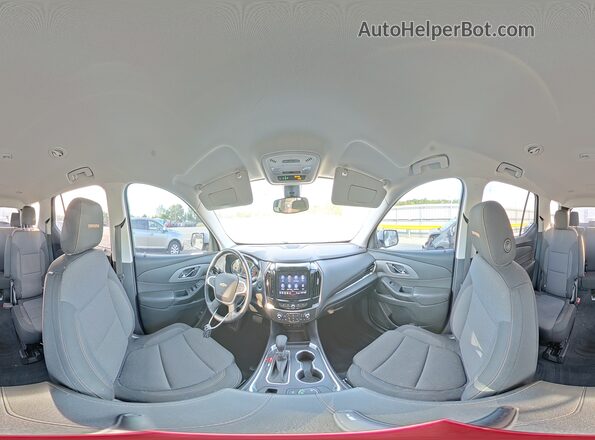 1GNEVGKW6MJ105232 2021 CHEVROLET TRAVERSE Silver Панорамний вид салону 360°