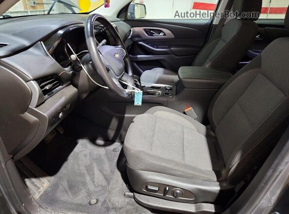 1GNEVGKW6MJ240551 2021 CHEVROLET TRAVERSE Gray Widok wnętrza z przodu