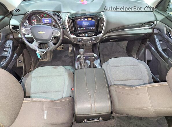 1GNEVGKW6MJ240551 2021 CHEVROLET TRAVERSE Gray Widok deski rozdzielczej