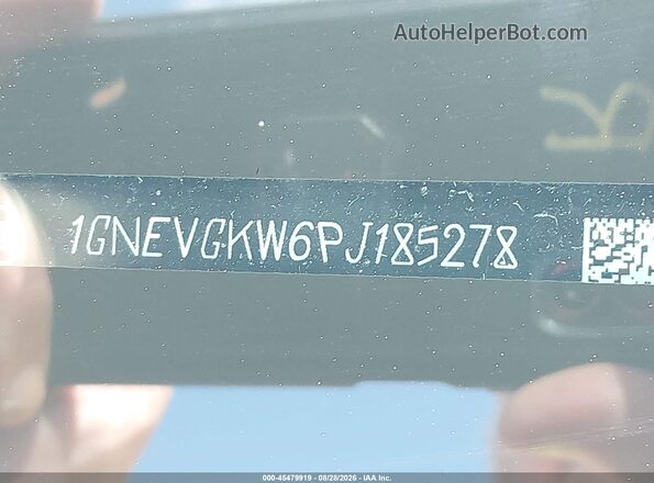 1GNEVGKW6PJ185278 2023 CHEVROLET TRAVERSE Зеленый Вид подкапотного пространства