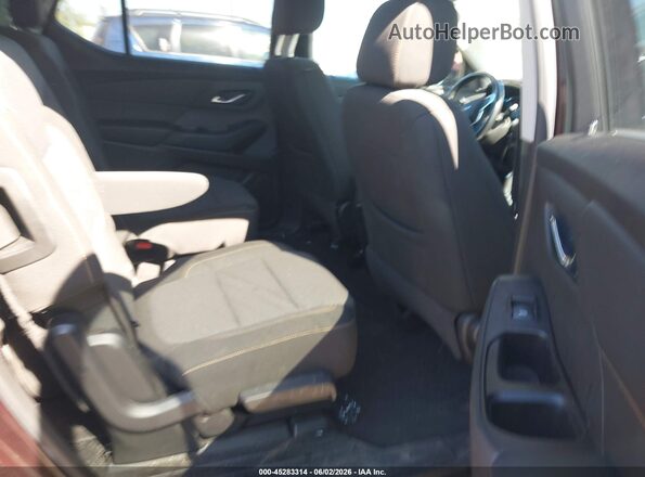 1GNEVGKW7JJ114789 2018 CHEVROLET TRAVERSE Brown VIN կոդի պիտակի տեսք
