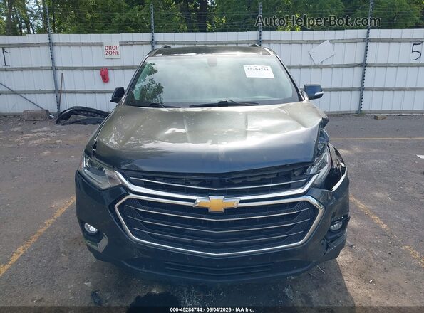 1GNEVGKW7JJ281668 2018 CHEVROLET TRAVERSE Серый Вид щитка приборов