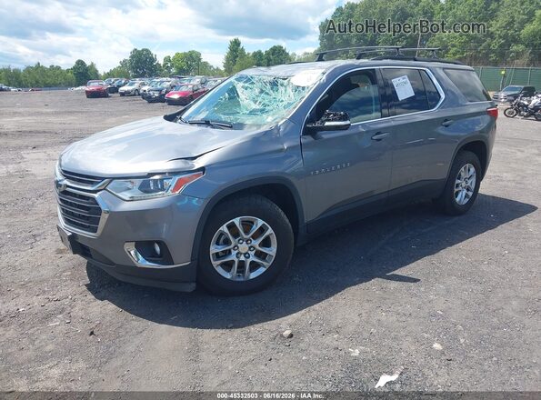 1GNEVGKW8KJ288565 2019 CHEVROLET TRAVERSE Gray Front left