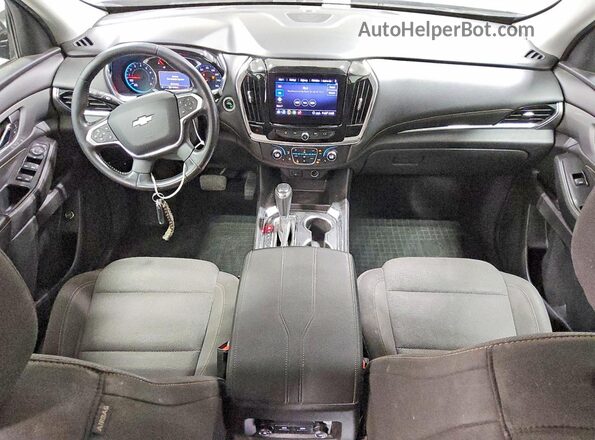 1GNEVGKW8LJ234247 2020 CHEVROLET TRAVERSE Black Widok deski rozdzielczej
