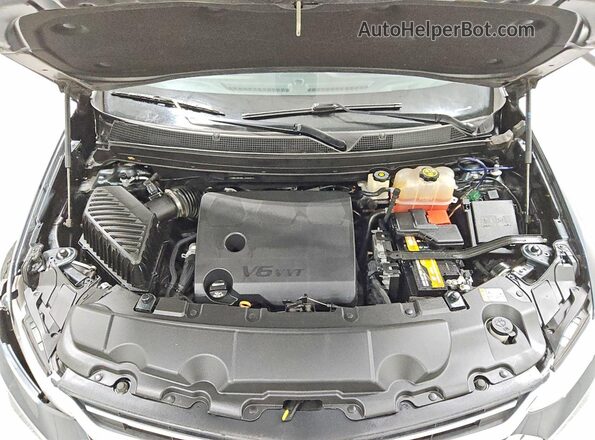1GNEVGKW8LJ234247 2020 CHEVROLET TRAVERSE Black Widok komory silnika