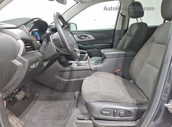 1GNEVGKW8LJ234247 2020 CHEVROLET TRAVERSE Black Widok wnętrza z przodu