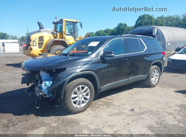 1GNEVGKW8MJ204571 2021 CHEVROLET TRAVERSE Black Przód lewy