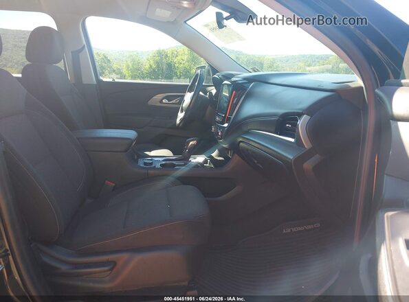 1GNEVGKW8MJ204571 2021 CHEVROLET TRAVERSE Black Widok wnętrza z przodu