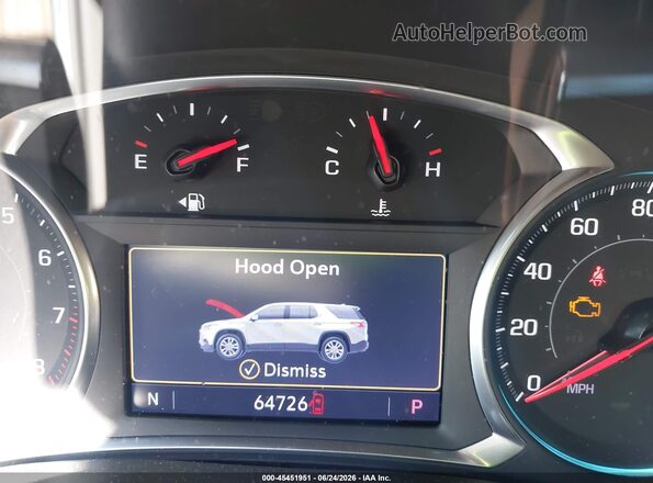 1GNEVGKW8MJ204571 2021 CHEVROLET TRAVERSE Black 