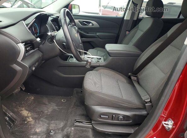 1GNEVGKW9LJ262770 2020 CHEVROLET TRAVERSE Burgundy Вид салону спереду