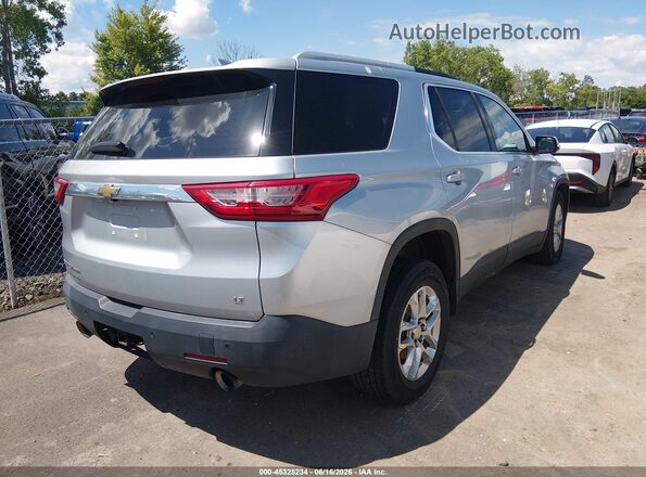 1GNEVGKWXJJ223232 2018 CHEVROLET TRAVERSE Silver Rear right