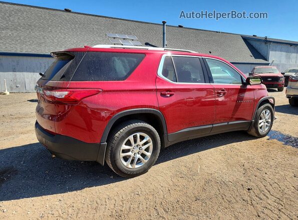 1GNEVGKWXJJ248941 2018 CHEVROLET TRAVERSE Red Trasero derecho