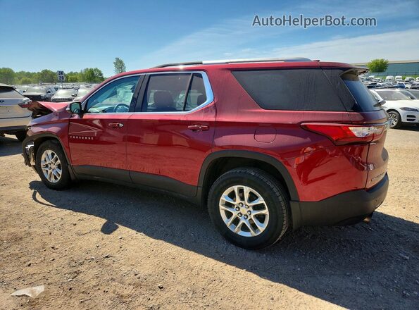 1GNEVGKWXJJ248941 2018 CHEVROLET TRAVERSE Red Trasero izquierdo