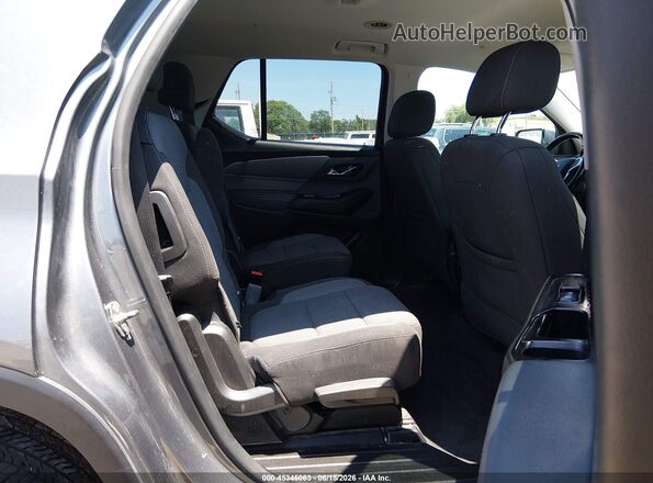 1GNEVGKWXKJ188922 2019 CHEVROLET TRAVERSE Gray VIN sticker view