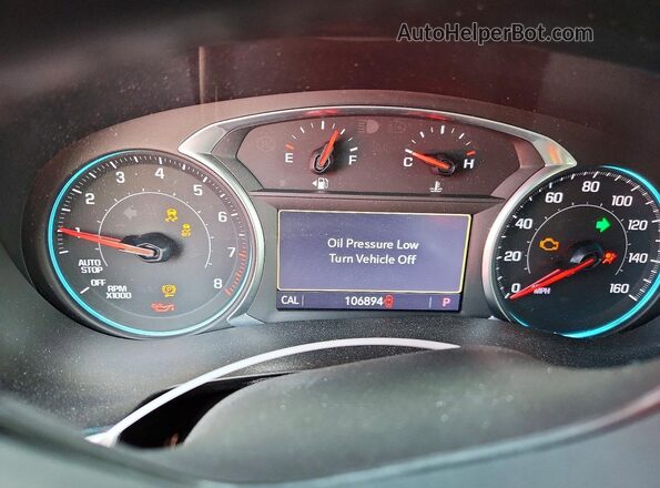 1GNEVGKWXMJ243372 2021 CHEVROLET TRAVERSE Gray Vista del cuadro de instrumentos