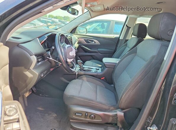 1GNEVGKWXMJ243372 2021 CHEVROLET TRAVERSE Gray Vista interior delantera