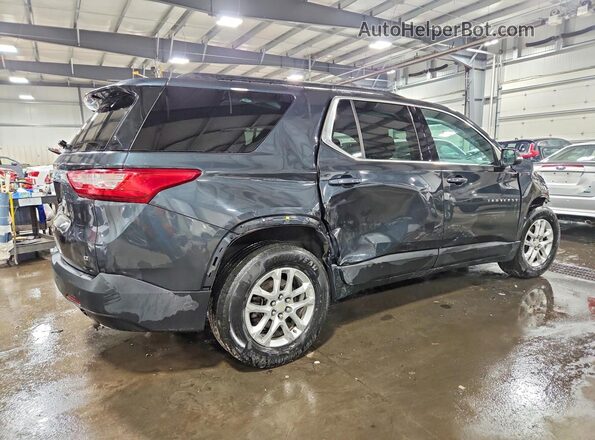 1GNEVGKWXMJ243372 2021 CHEVROLET TRAVERSE Gray Trasero derecho