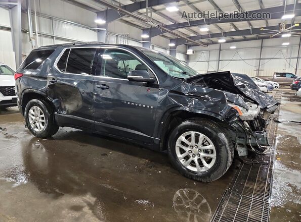 1GNEVGKWXMJ243372 2021 CHEVROLET TRAVERSE Gray Delantero derecho