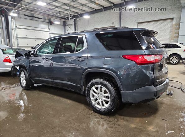 1GNEVGKWXMJ243372 2021 CHEVROLET TRAVERSE Gray Trasero izquierdo