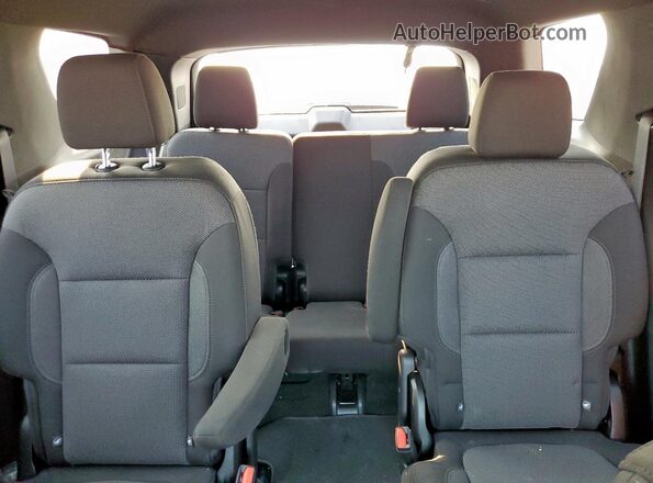 1GNEVGKWXPJ280832 2023 CHEVROLET TRAVERSE Red უკანა სავარძლების ხედი