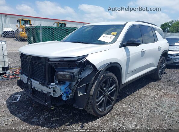 1GNEVGRS5SJ238483 2025 CHEVROLET TRAVERSE Белый Передняя левая четверть