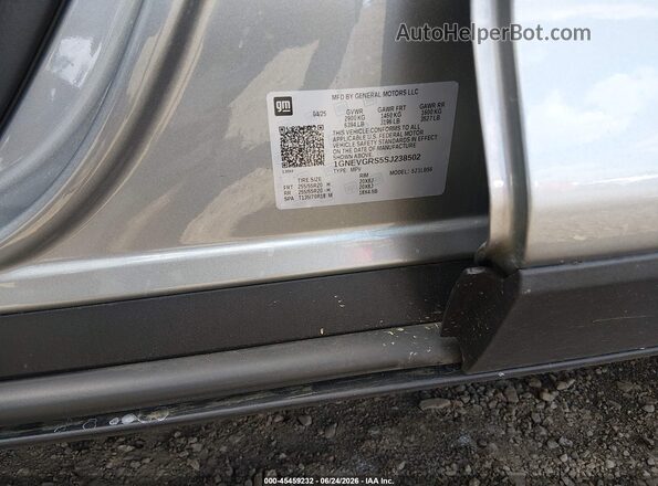 1GNEVGRS5SJ238502 2025 CHEVROLET TRAVERSE Gray Շարժիչի բաժամունքի տեսք