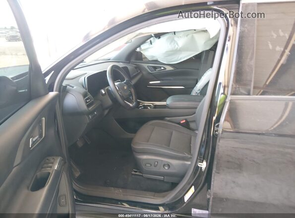1GNEVGRS6SJ132382 2025 CHEVROLET TRAVERSE Black წინა სალონის ხედი