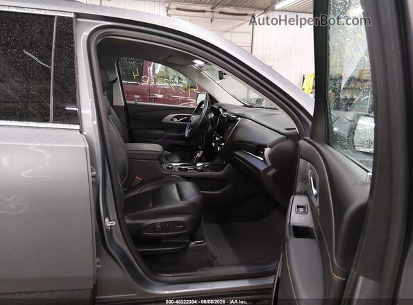 1GNEVHKW8MJ167883 2021 CHEVROLET TRAVERSE Gray Widok wnętrza z przodu