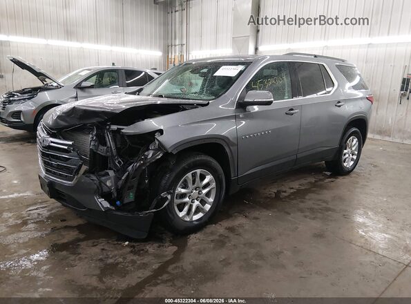 1GNEVHKW8MJ167883 2021 CHEVROLET TRAVERSE Gray Przód lewy