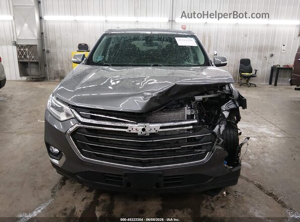 1GNEVHKW8MJ167883 2021 CHEVROLET TRAVERSE Gray Widok wnętrza z tyłu