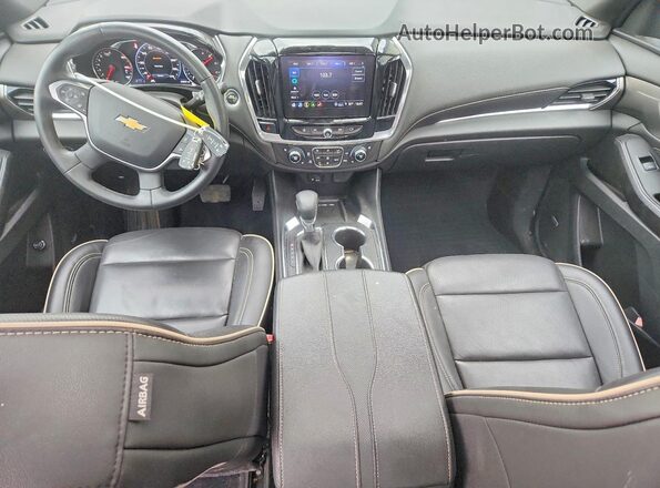 1GNEVKKW2PJ199875 2023 CHEVROLET TRAVERSE Черный Вид панели приборов