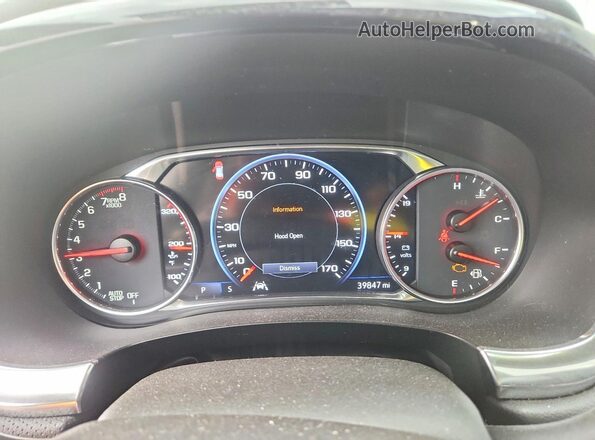 1GNEVKKW2PJ199875 2023 CHEVROLET TRAVERSE Черный Вид щитка приборов