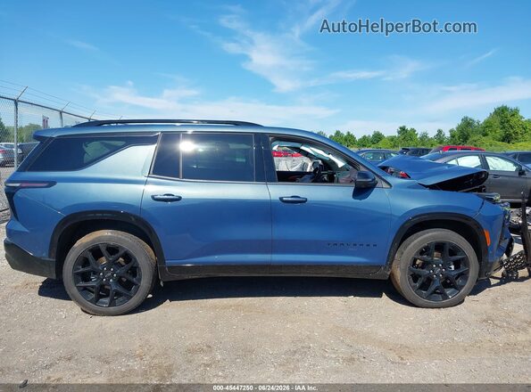 1GNEVLKS3RJ234395 2024 CHEVROLET TRAVERSE Blue Widok wnętrza z tyłu