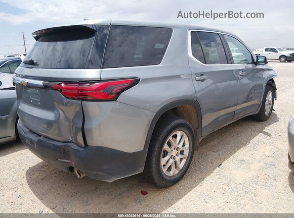 1GNEVLKW7PJ201030 2023 CHEVROLET TRAVERSE Silver Trasero derecho