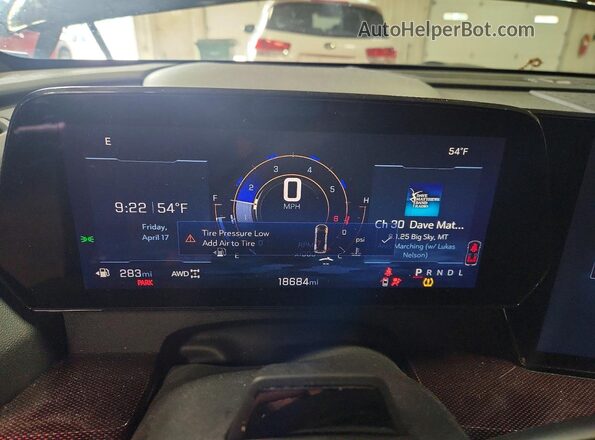 1GNEVLRSXSJ159481 2025 CHEVROLET TRAVERSE Black ხელსაწყოთა პანელის ხედი