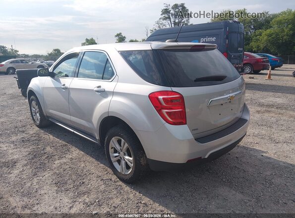 1GNFLEEK0GZ105708 2016 CHEVROLET EQUINOX Silver უკანა მარცხენა