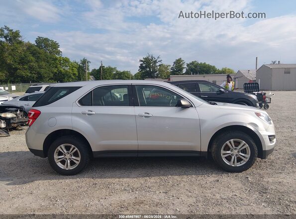 1GNFLEEK0GZ105708 2016 CHEVROLET EQUINOX Silver უკანა სალონის ხედი