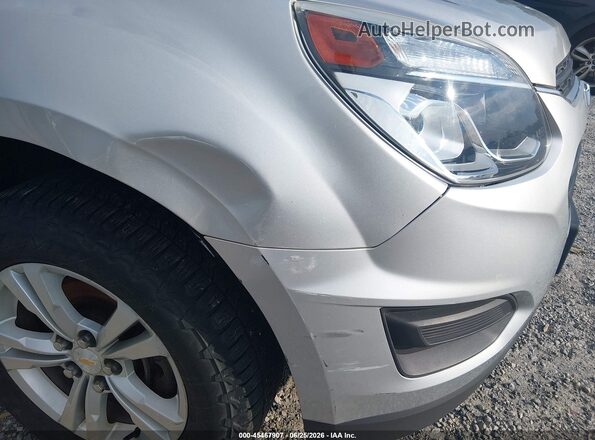 1GNFLEEK0GZ105708 2016 CHEVROLET EQUINOX Silver წინა ხედი
