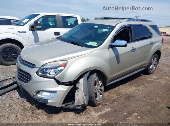 1GNFLGEKXGZ100740 2016 CHEVROLET EQUINOX Бежевый Передняя левая четверть