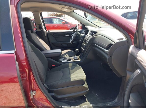 1GNKRGKD7GJ274699 2016 CHEVROLET TRAVERSE Burgundy Вид салону спереду