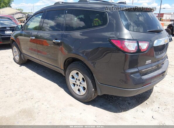 1GNKVFED0HJ174690 2017 CHEVROLET TRAVERSE Gray უკანა მარცხენა